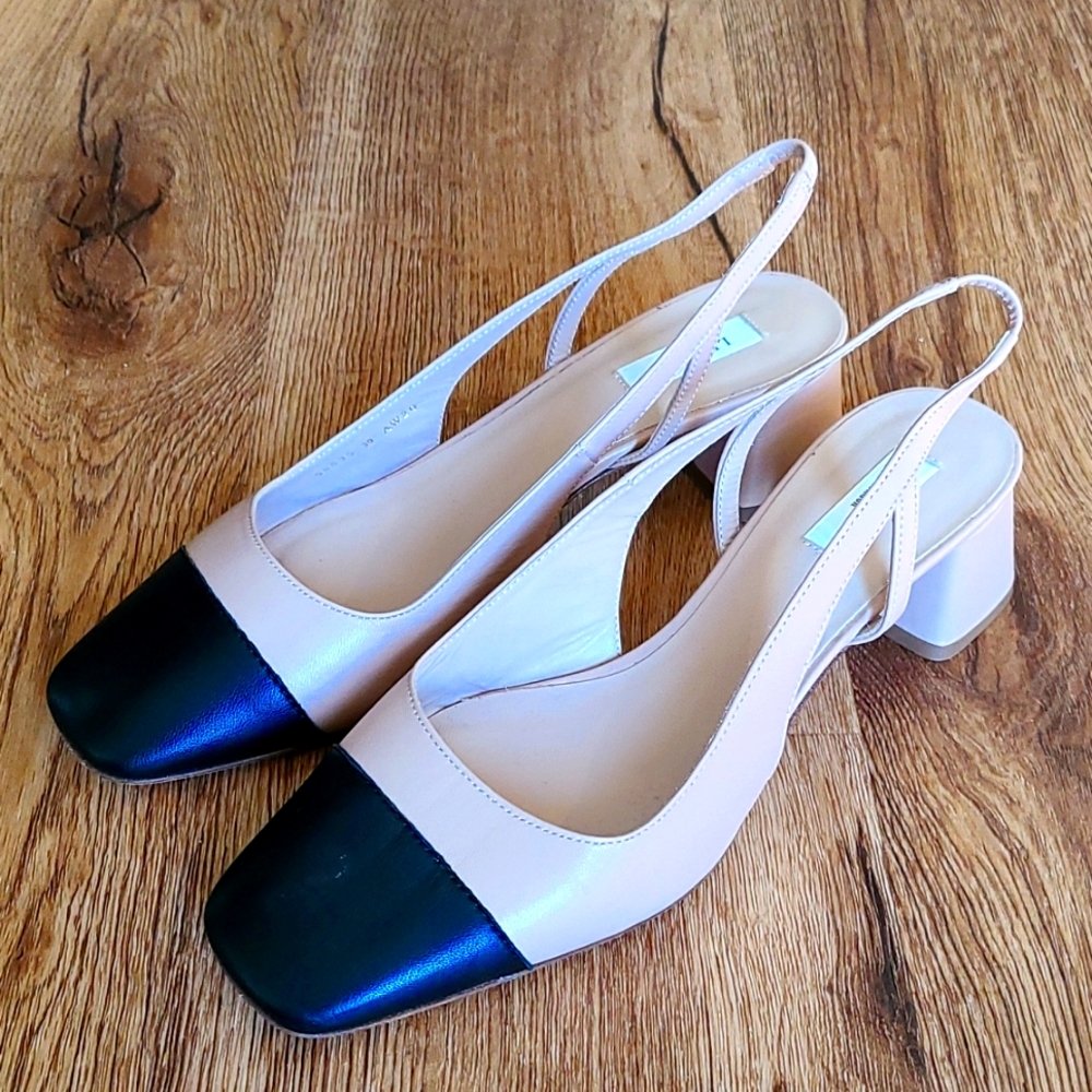 NWT LK Bennett Leather Slingbacks - Hattie